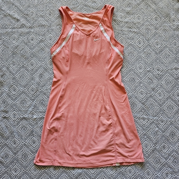 Nike Dresses & Skirts - Nike Fit Dry Stretch Tennis Golf Pickleball Active Coral Dress Small - Like New